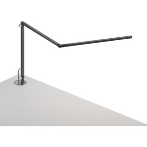 Z-Bar Slim 14.3 inch 6.00 watt Metallic Black Desk Lamp Portable Light, Grommet Mount